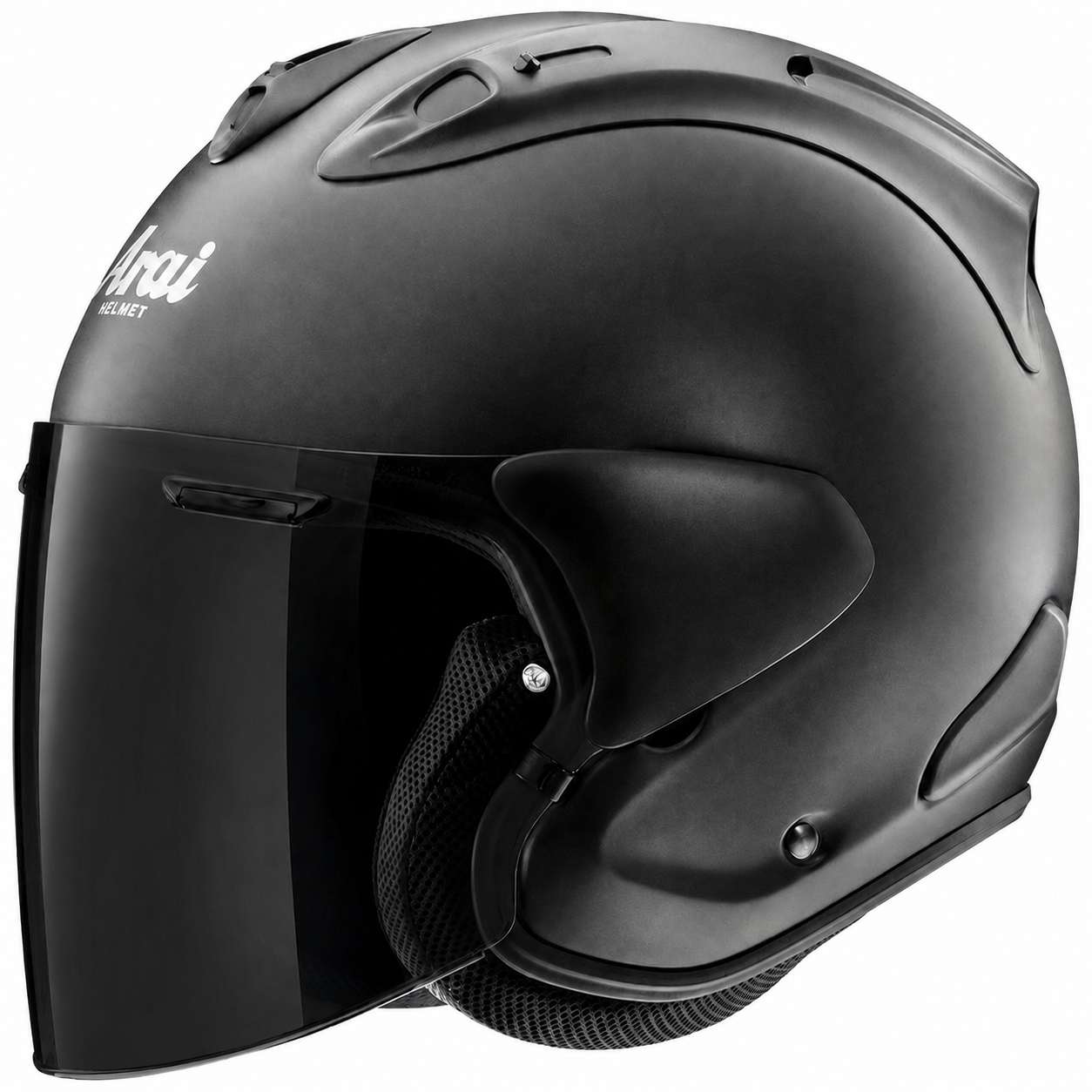 Casque jet Arai SZ-R VAS EVO - SOLID - Noir carbone