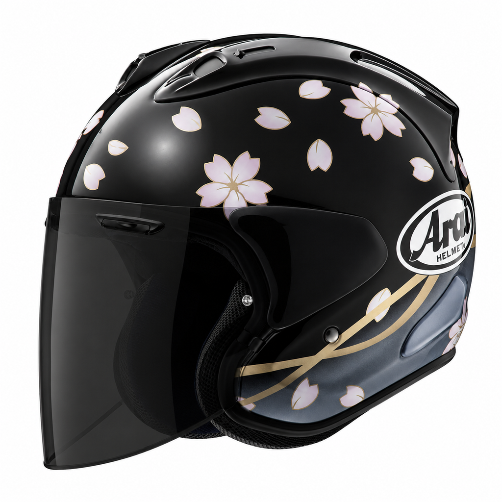 ARAI HELMET JET VZ-RAM  SAKURA BLACK